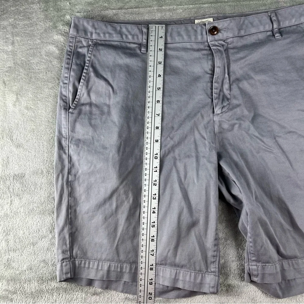 Faherty Shorts Mens 40 Gray Stretch Chino Performance 9
